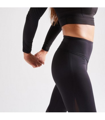 DECATHLON (DOMYOS) لگ ورزشی زنانه مدل Women's High Waist Sports Tights 120  🔹️مقاوم و زیبا 🔹جنس کشی و قابل انعطاف 🔹رنگ سورمه ای 🔹️جیب…