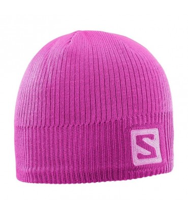 خرید اینترنتی کلاه زمستانی سالومون مدل Salomon Logo Beanie Rose Violet