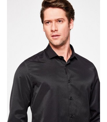 پیراهن یقه کلاسیک براق مردانه Koton