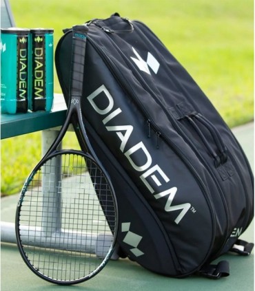 ساک تنیس دایادم مدل Diadem Tour 12 Pack Nova Bag Black/Chrome