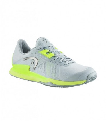 کفش تنیس مردانه هد مدل Sprint Pro 3.5 Clay Grey/Yellow