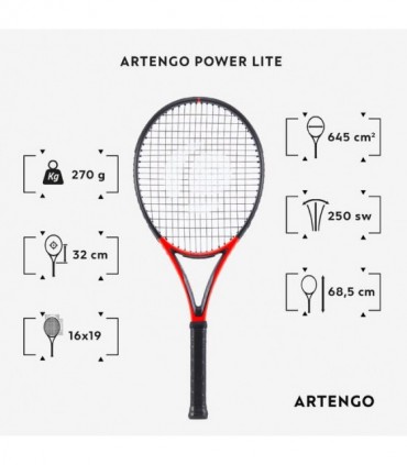 راکت تنیس آرتنگو مدل TR990 Power Lite