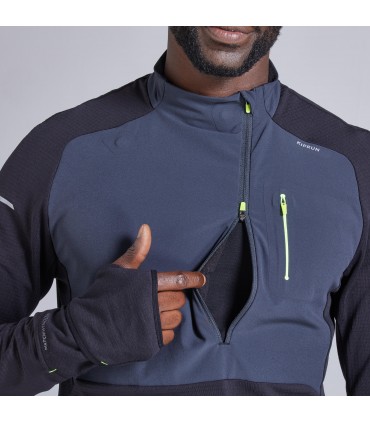 سویشرت گرم مردانه نیم زیپ کیپران مخصوص دویدن حرفه ای
