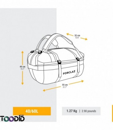 ساک کوهنوردی 40/60 لیتری فورکلاز مدل Duffel 500 Extend