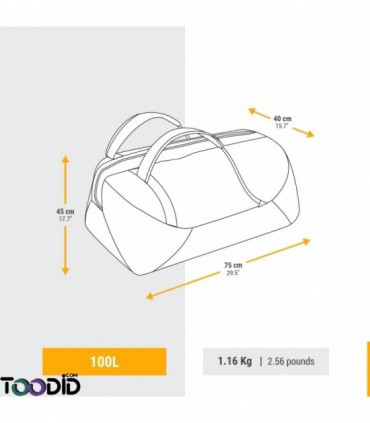 ساک کوهنوردی 100 لیتری فورکلاز مدل Duffel 100 Basic