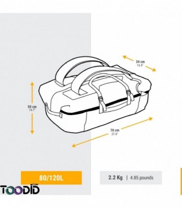 ساک کوهنوردی 80/120 لیتری فورکلاز مدل Duffel 900 Extend