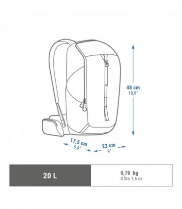 کوله پشتی 20 لیتری کچوا مدل MH100