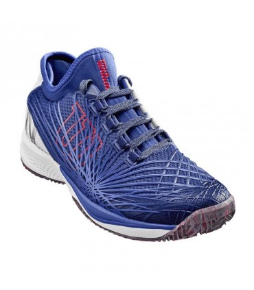 کفش تنیس مردانه ویلسون مدل Wilson Kaos 2.0 Sft Clay Court Maz Blue/Wh