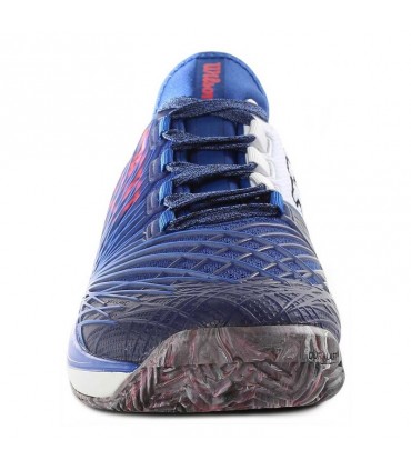 کفش تنیس مردانه ویلسون مدل Wilson Kaos 2.0 Sft Clay Court Maz Blue/Wh